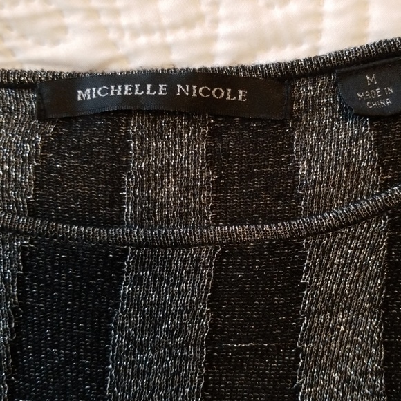 Shimmery Black and Silver Sweater - Picture 4 of 5